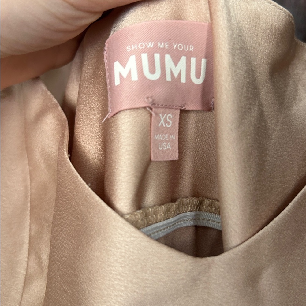 Show Me Your MuMu Faith Maxi Dress in Champagneā - Picture 4 of 6